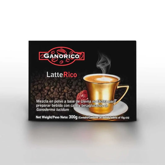 Café Latte Rico con Mezcla Oriental con crema de café no láctea 300g.