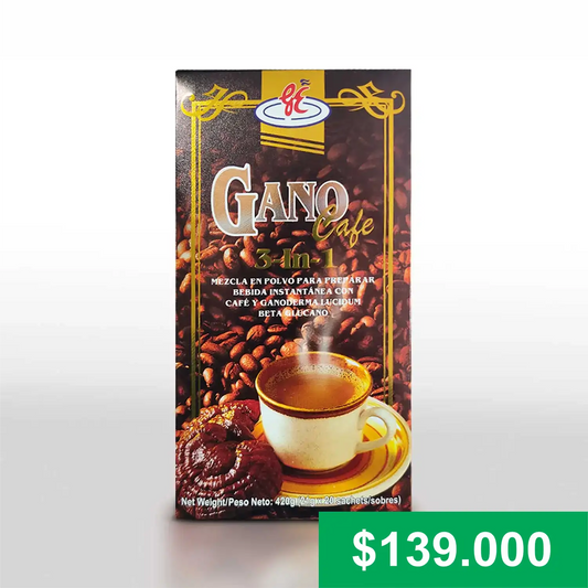 Gano Excel Gano Café 3 en 1 con Extracto Oriental – Caja de 20 Sobres 420g