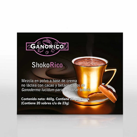 Chocolate Shoko Rico Con Extracto Oriental 20 sobres individuales 460g